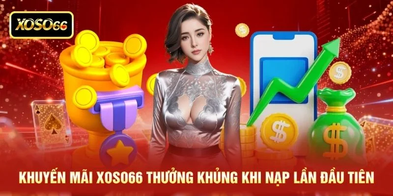 Khuyến mãi XOSO66 thưởng khủng khi nạp lần đầu tiên