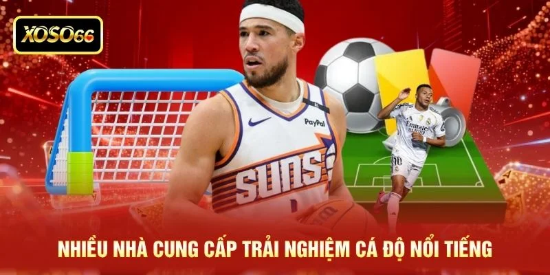 Nhiều nhà cung cấp trải nghiệm cá độ nổi tiếng